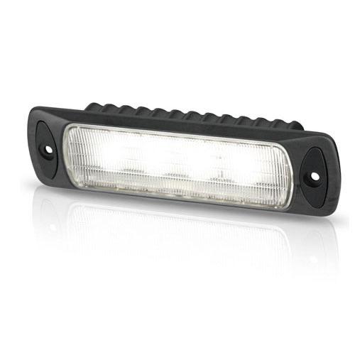 9-33V DC Sea Hawk-R LED Floodlight (Recessed) Spread Light, Black Housing