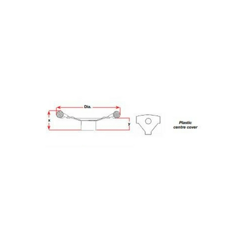 Steering Wheel - Leader Six Spoke Stainless Steel