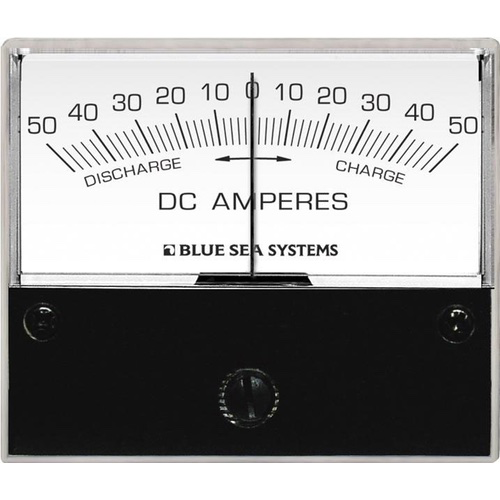 DC Ammeter - 50-0-50A with Shunt