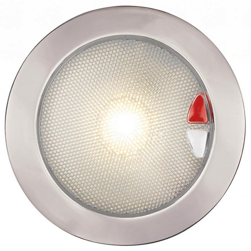 Euroled 150 Flush Touch Red/Warm White Stainless Bezel