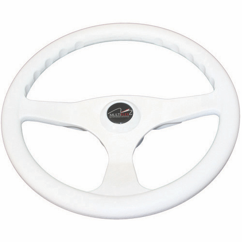 Sports “Alpha” 3 Spoke Steering Wheel White