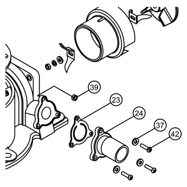 Electric Toilet Discharge Port Kit