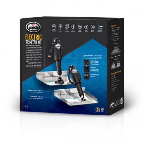 12V Standard Mount Trim Tab & Standard Tactile Switch Kit