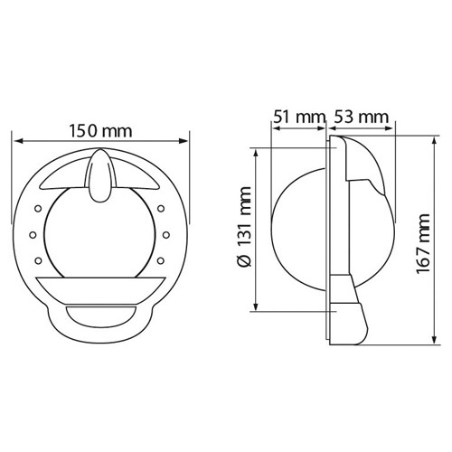 Contest 101 Sailboat Compass - Black - Bulkhead Mount - With Black Card