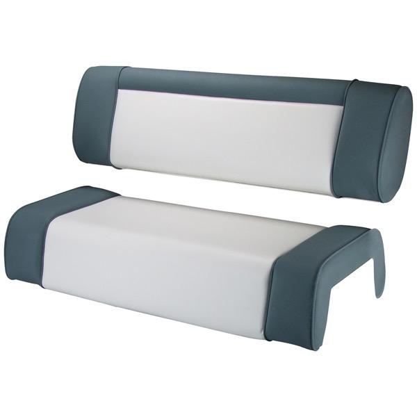 White/Dark Grey Crosshatch Cushion Set Only