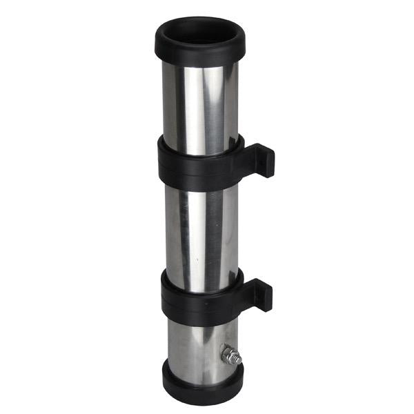 Rod Holder Side Mount - Stainless Steel - with Solid Plastic Liner in One End