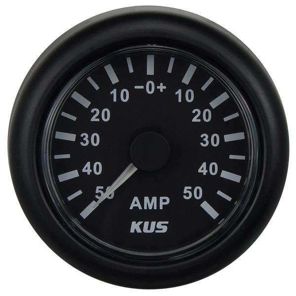 12/24V Amp Gauge - 52mm Dia.