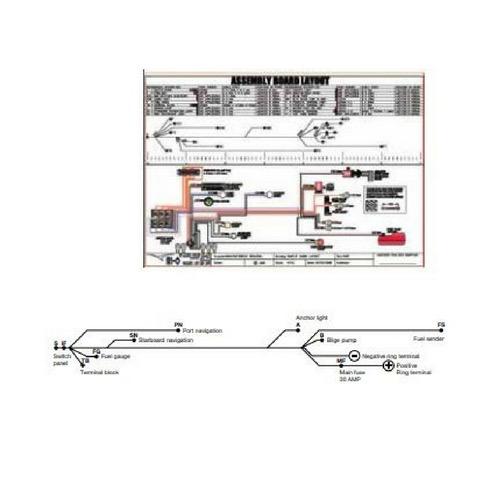 Wiring Harnesses - Pre Fabricated to Suits 4 - 4.5 metre runabout incl 5 way switch panel