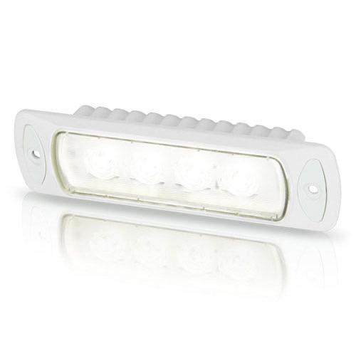 9-33V DC Sea Hawk-R LED Floodlight (Recessed) Spot Light, White Housing