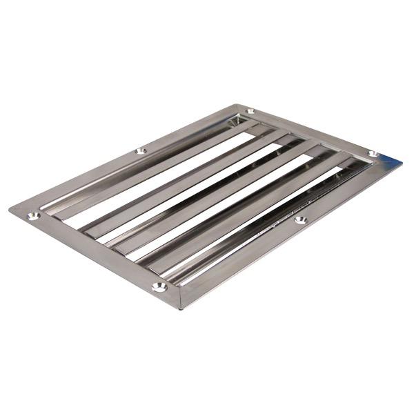 Stainless Steel Welded Joint 4 Rectangular Louvre Vent