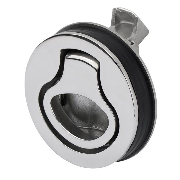 Stainless Steel Round Flush Lift Ring Catch - 62mm x 50mm