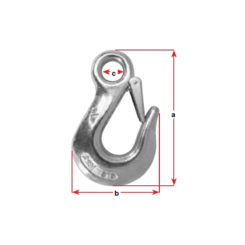 Eye Snap Hook - Stainless Steel