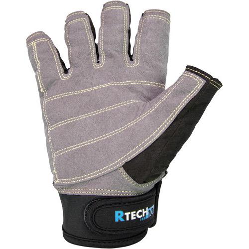 Race Glove Cut Fingers Black