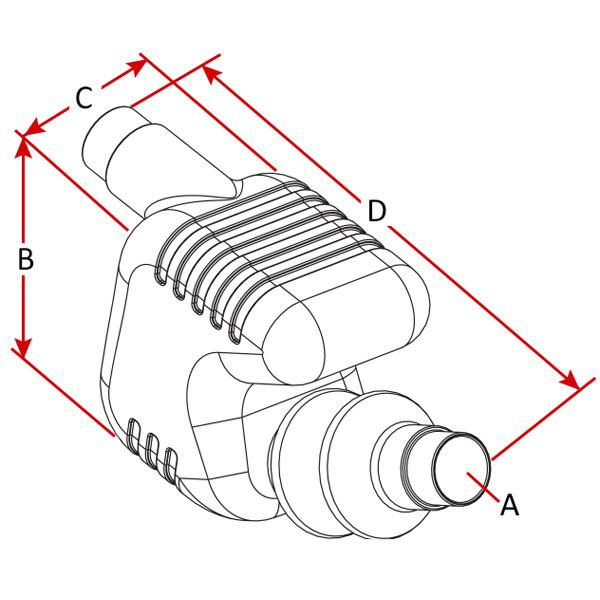 40.5-45.5-50.5mm Exhaust Waterlock Silencer - 7Ltr