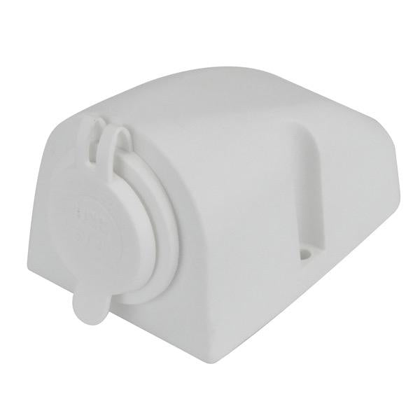 12V 2.1A Surface Mount White USB Single Socket - 80(W) x 56(H) x 48(D)mm