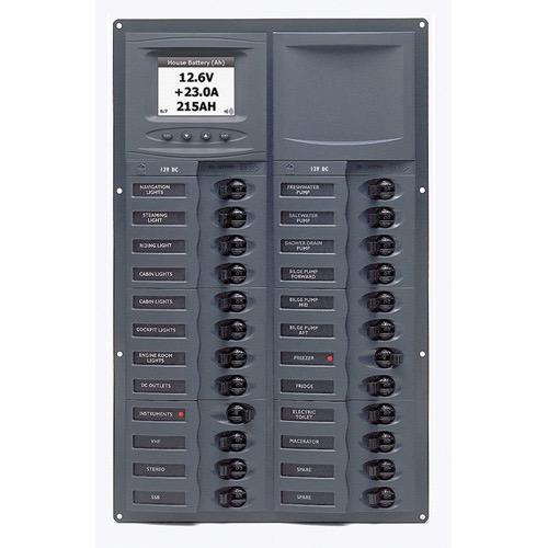 Contour' Circuit Breaker Panel - With Digital Meter