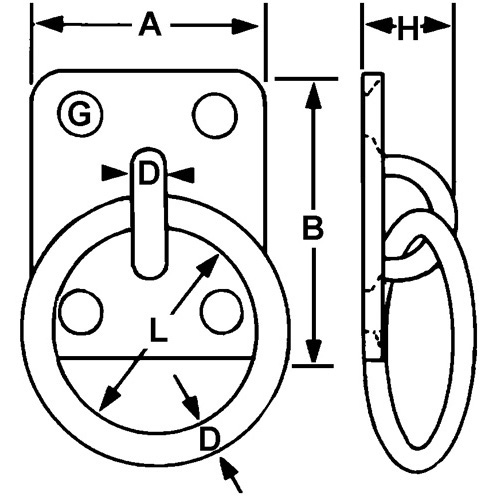 Ring Plate - 304 Stainless Steel