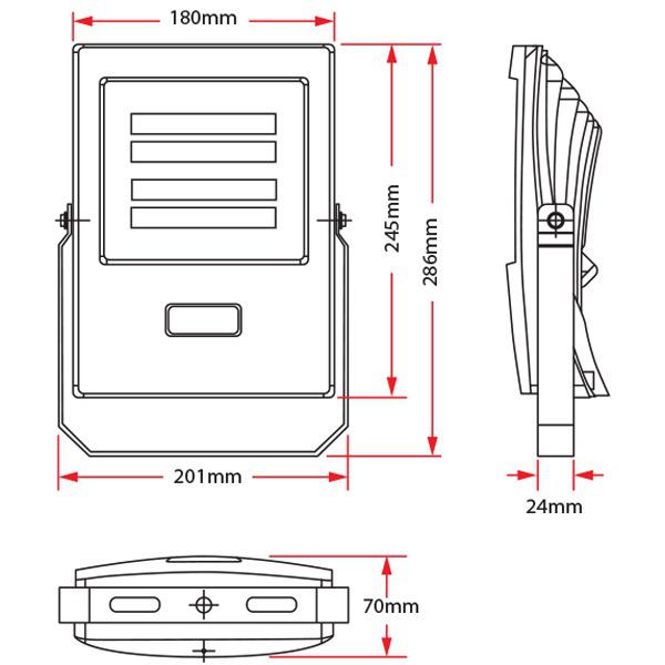 LED Flood Light 240V AC