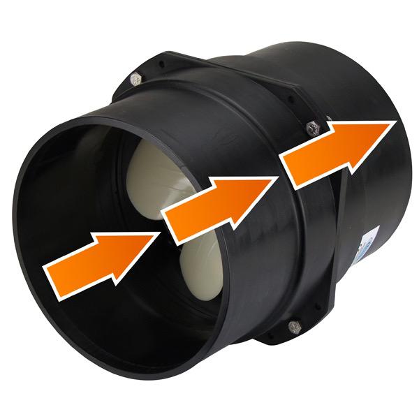 Bilge Blower - Bulkhead Mount - 750mc/h