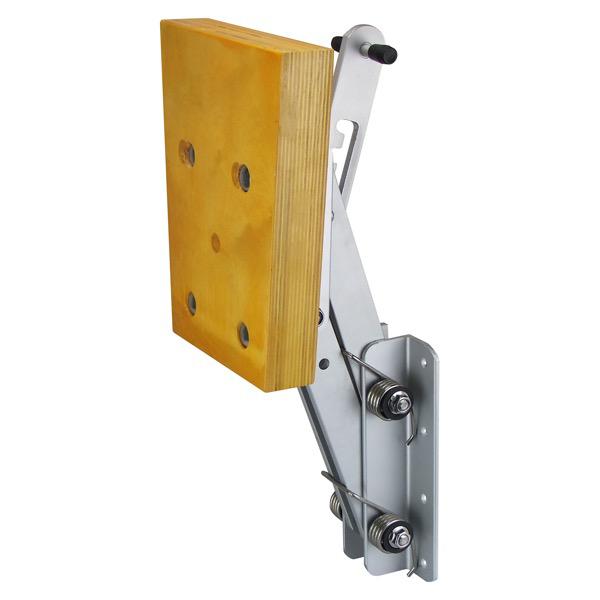 Outboard Motor Bracket - Anodised Aluminium - Timber Board