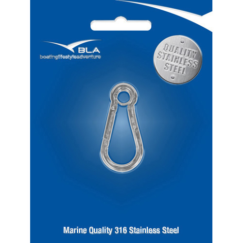 Snap Hook - Stainless Steel Ferrule Eye (Packed Item)
