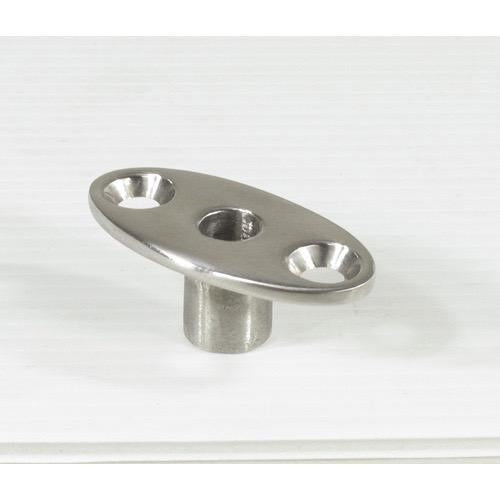 Socket - Stainless Steel - Face: 45 x 23mm - Mount Hole: 13mm