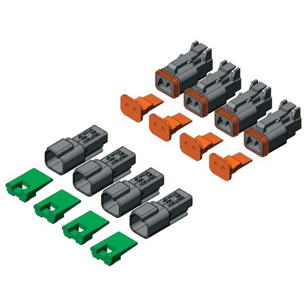 Deutsch Plug Electrical Repair Kit (16 Pieces) (Includes plugs, receptacles & wedges)