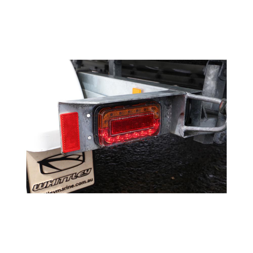 12V Model 37 L.E.D Slimline Rear Stop/Tail, Direction Indicator Lamps w/ Licence Plate Lamp