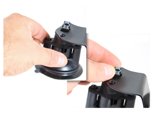 RAM Dual Articulating Suction Cup Base with 1" Ball Base