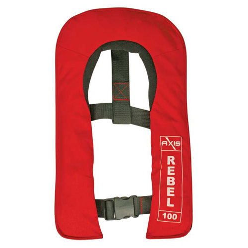 Rebel 100N - Junior Manual Inflatable Lifejacket - Red