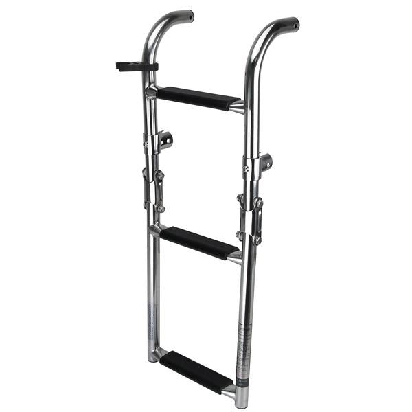 Stainless Steel Folding Transom Mount Ladder