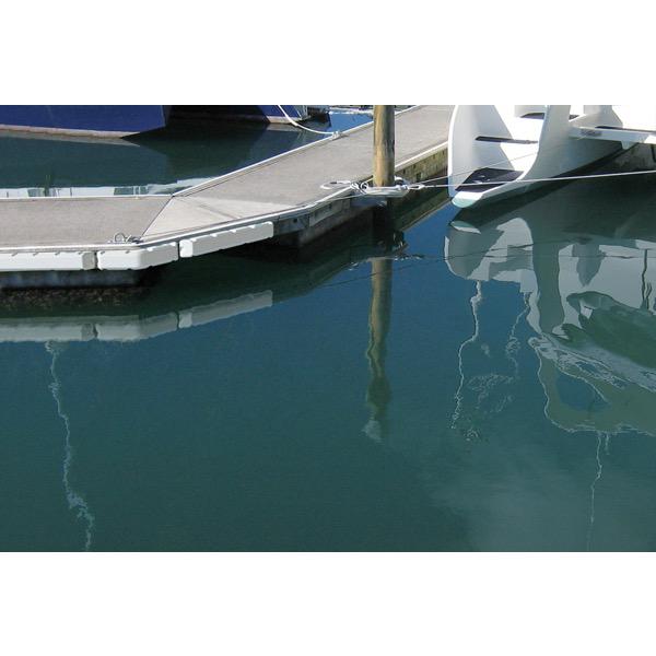 Corner 135° Dock Fender - White