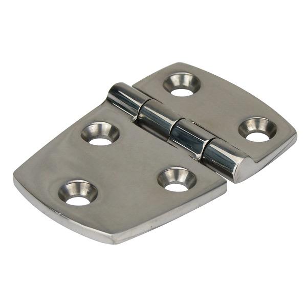 Cast Stainless Steel Hinge - Trapezoid/Uneven