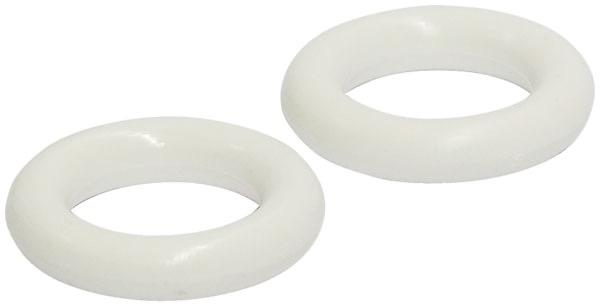 White Nylon Ring - 2 Pack