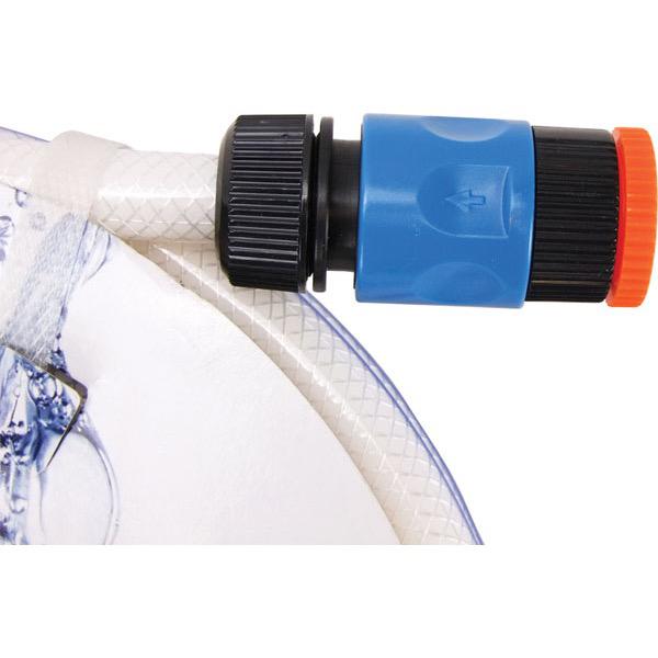 Drinking Water Hose w/ 2 PVC Quick Connect Fittings - 12mm x 10m - Per Roll