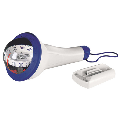 Iris 100 Handbearing Compass - Light Grey With Blue Accent - With LED Lighting