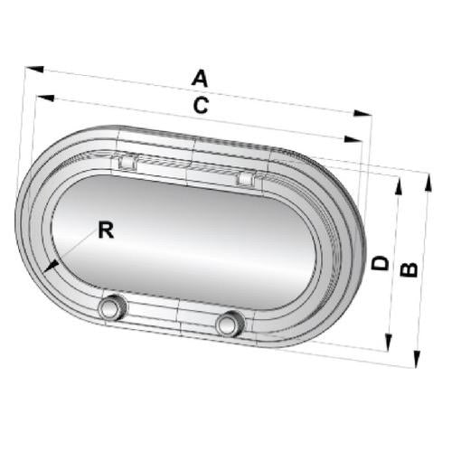 Aluminium Porthole - Type PM (AI)
