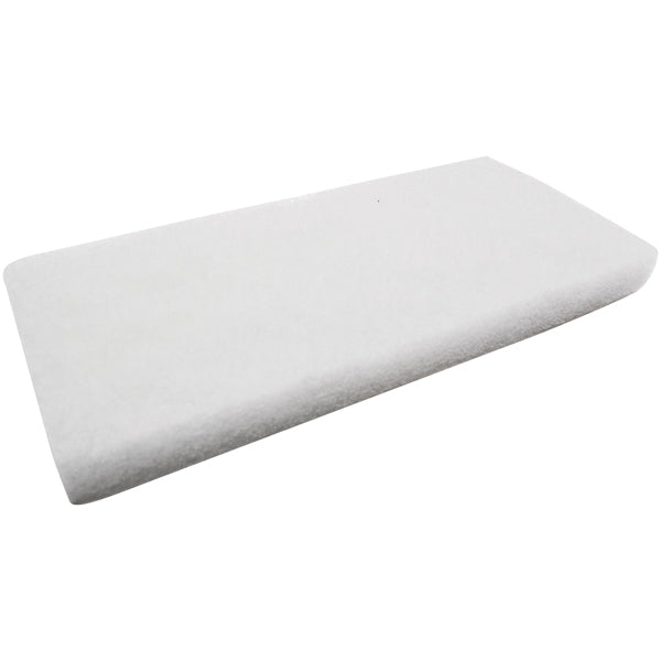 White Doodlebug Cleaning Pad - 254mm x 117mm - Pack of 5