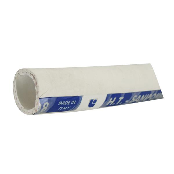 White Sanitation Hose 105 PSI (Sold & Priced Per Meter) - Roll Length 30m