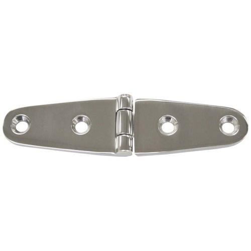 Hinge - Cast 316 Stainless Steel - Low Profile - Strap - 75mm