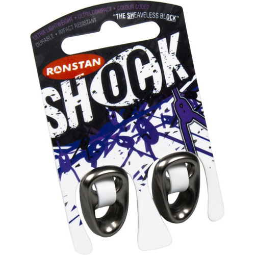 Shock, Grey, suits 5mm (3/16") Line, 2-pack