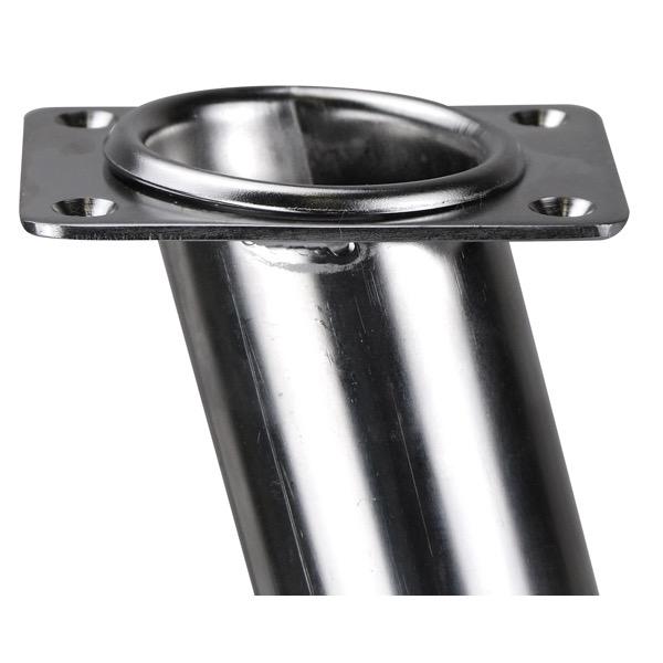 Stainless Steel Rec Head Flush Mount Rod Holder Inclined Port & Starboard