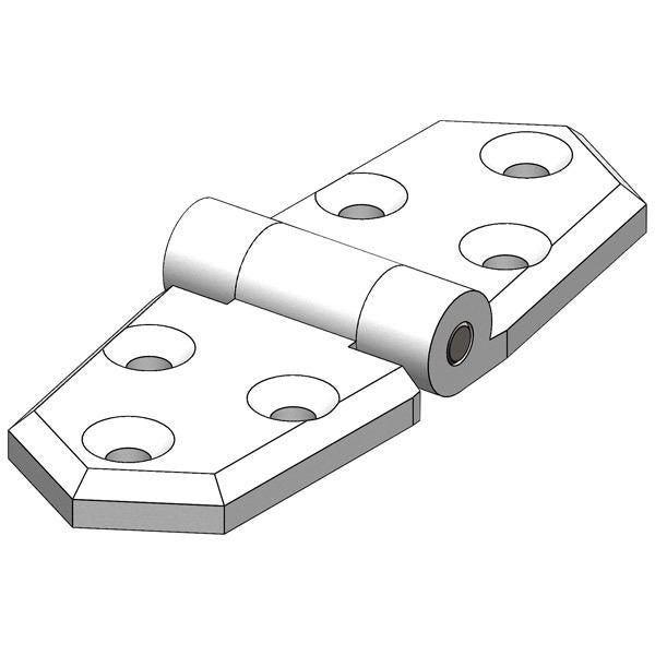 Nylon Hinge - 96mm(L) x 35mm(W)