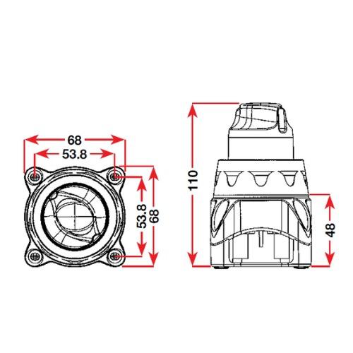 Battery Switches Knob