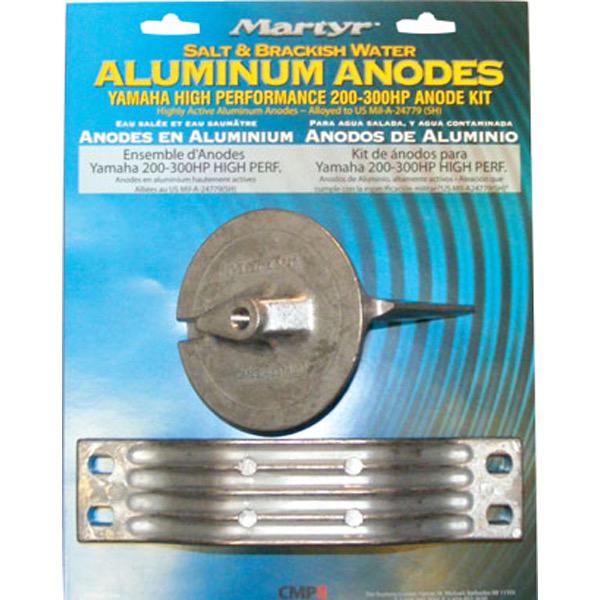 Aluminium Anode Kit - Yamaha - Suits High Performance 200-300 HP Outboard - 0.59kg