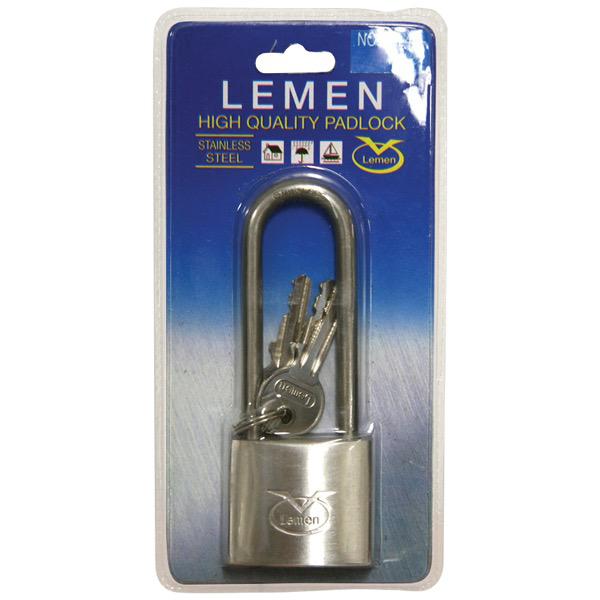 Stainless Steel Long Shackle Padlock