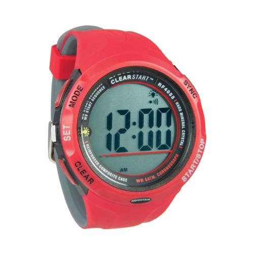 ClearStart Sailing Watch, 50mm, Red Grey