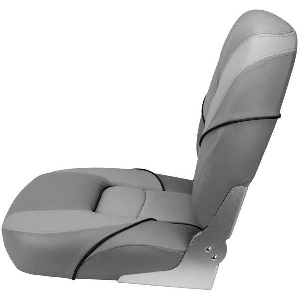 Folding Seat - Bay Series - Grey/Light Grey/Black Pipping