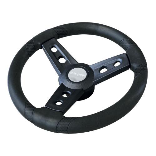 Steering Wheel - Lugana Three Spoke - 350mm - Black