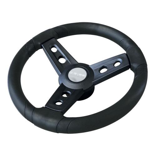 Steering Wheel - Lugana Three Spoke - 350mm - Black